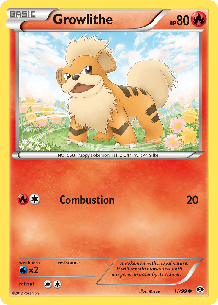 Next Destinies Growlithe #11/99